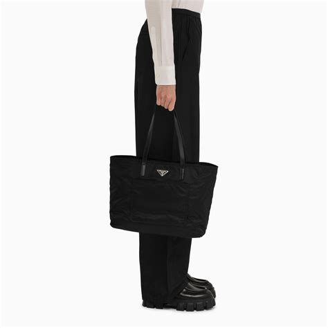 shopper borsa prada nera|Shopper Medium in Re.